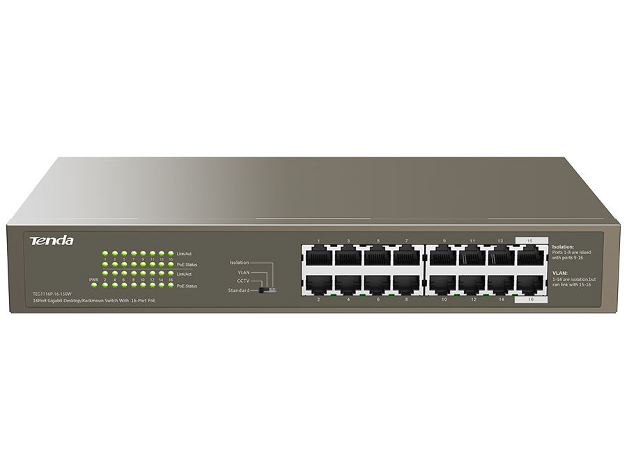 poe switch 16 port cctv