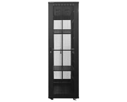 42U Freestanding Perforated Steel Doors Network Cabinet 1000mm Deep