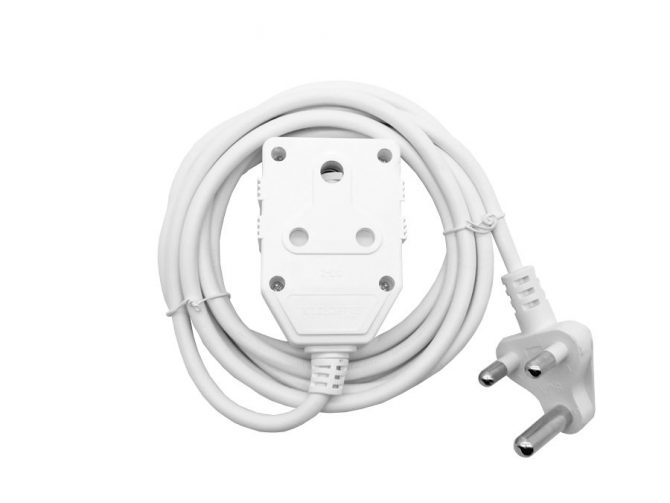 3m 5m Extension Cord with 2 sockets